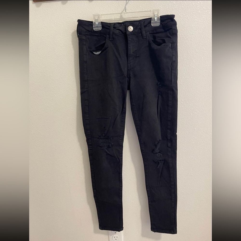 American Eagle Black Skinny Jeans